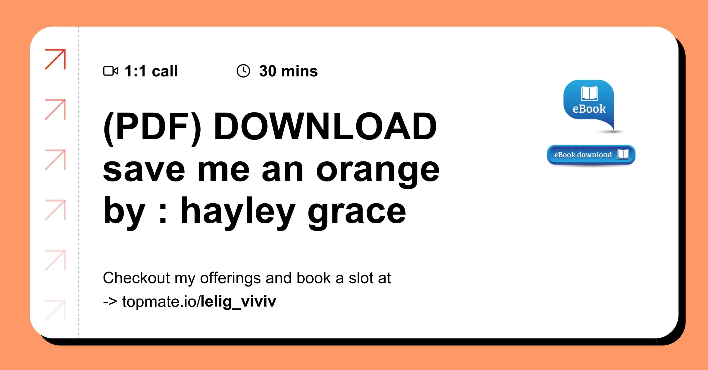 (PDF) DOWNLOAD save me an orange by hayley grace with lelig viviv